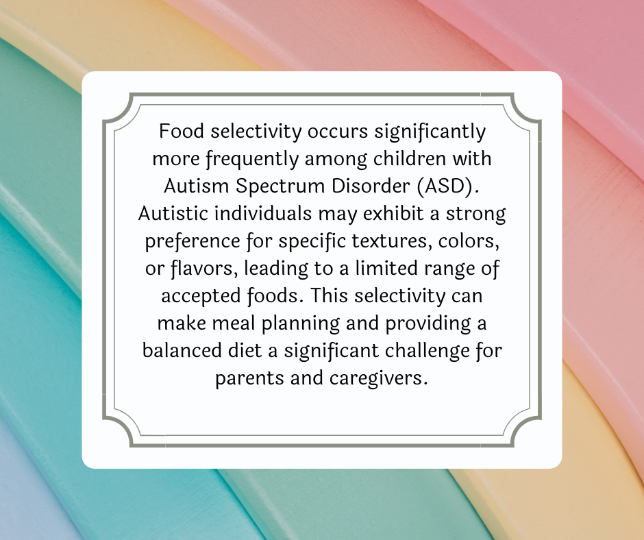 autism and food issues